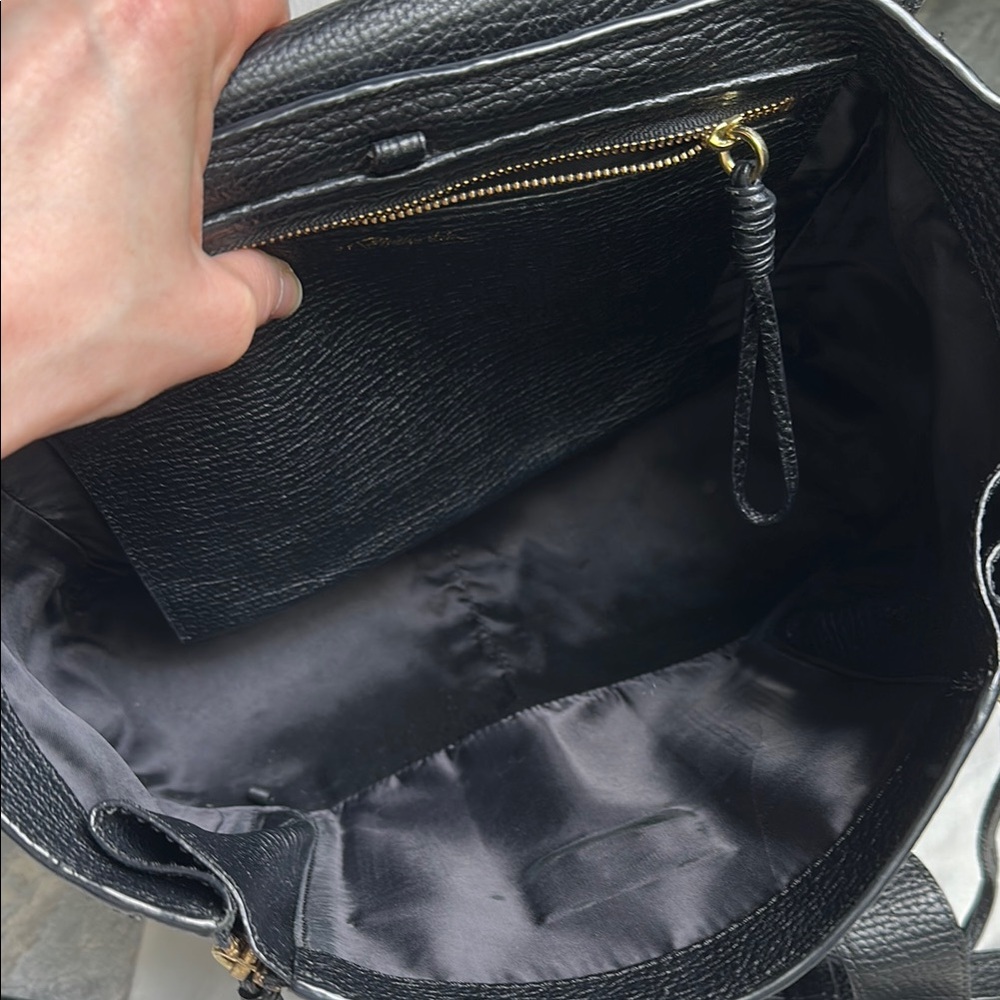 3.1 Phillip Lim Black Pashli Leather Satchel with Brass Hardware - Picture 4 of 10